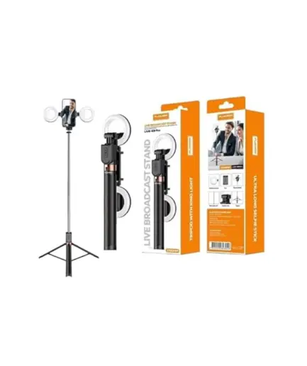 Plokama Live-K9 Pro Live Broadcast Tripod 1.7m With Multicoloer Lamp