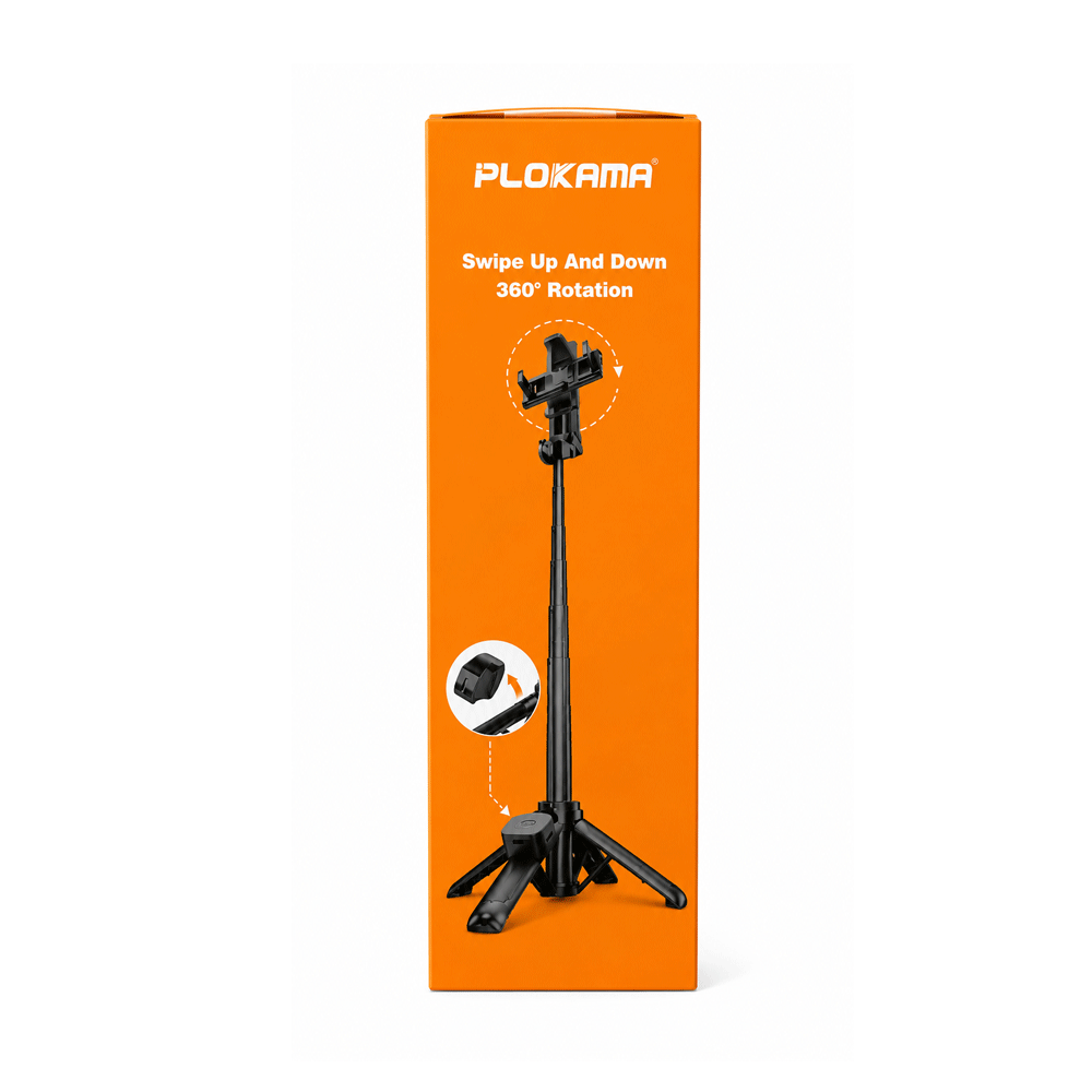 Plokama Live-M5 Selfie Stick - Tripod 42cm with Remote Control Plokama Live-M5 Selfie Stick - Tripod 42cm with Remote Control