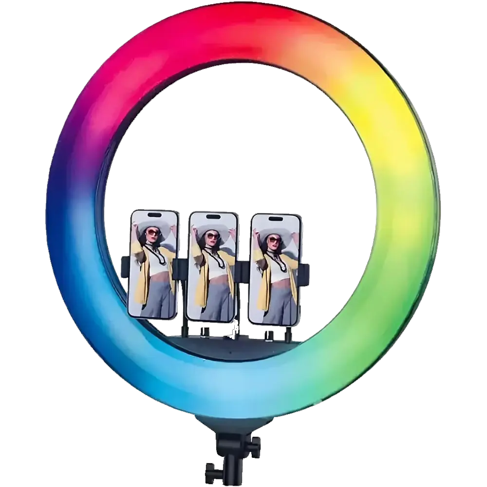 Plokama Live-R56 Pro RGB Ring Light 560mm With Remote Control Plokama Live-R56 Pro RGB Ring Light 560mm With Remote Control