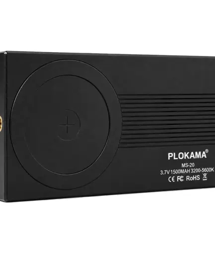 Plokama MS-20 Pro Rechargeable Magnetic RGB LED Light 11cm x 6.5cm
