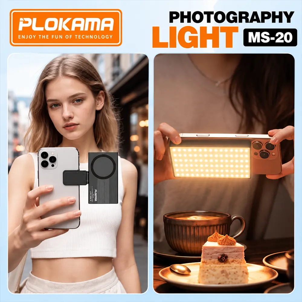 Plokama MS-20 Rechargeable Magnetic LED Light 11cm x 6.5cm Plokama MS-20 Rechargeable Magnetic LED Light 11cm x 6.5cm