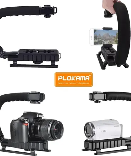 Plokama PK-777 Video Making KIT 5 in 1 (Tripod - LED Light 6.5cm - Microphone - Phone Holder - Remote Control)