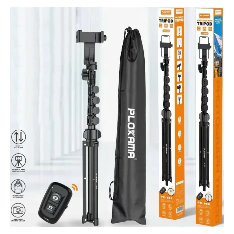 Plokama PK-996 Photograph Tripod 1.70m