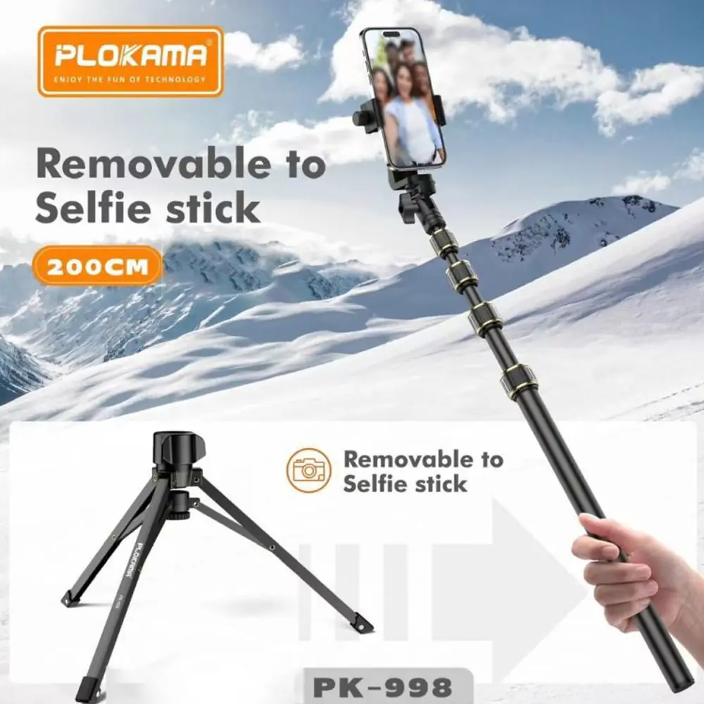 Plokama PK-998 Photograph Tripod 2.0m Plokama PK-998 Photograph Tripod 2.0m