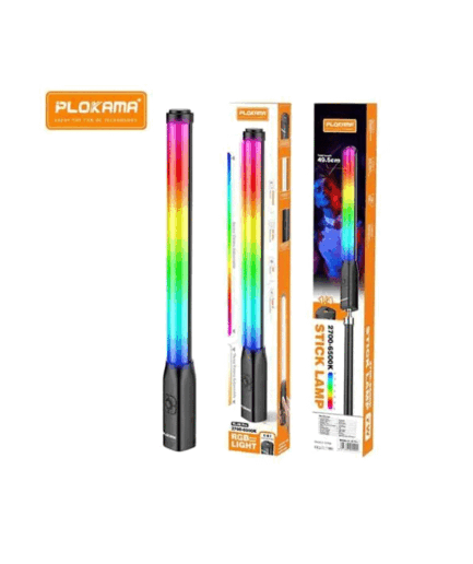 Plokama VL-06 PRO Rechargeable RGB LED Light Wand Stick