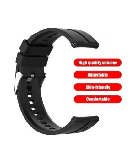 Soft Silicone Wriest Rubber Band Watch Strap Compatible with 22 mm Strap for Compatible with Xiaomi Redmi Watch 5 Active/Redmi Watch 5 Lite, 22mm For - Smart Watch - - (Only...